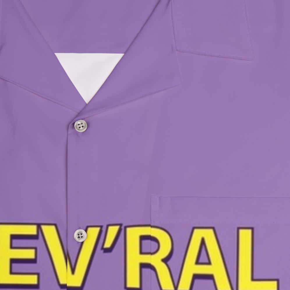 Gravity Falls "Sev Ral Timez" Hawaiian Shirt - Detail