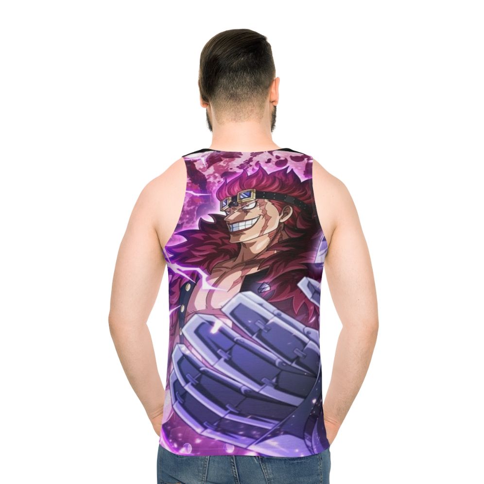 Eustass Kid One Piece Anime Unisex Tank Top - men back