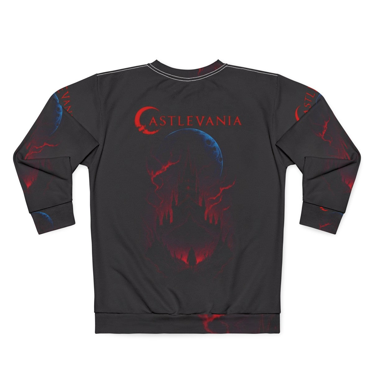 Castlevania Night Horror Gothic Sweatshirt - Back