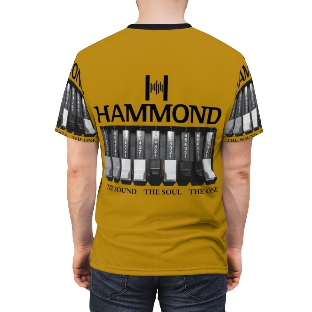 T-shirt featuring the iconic Hammond organ logo and graphics - men back