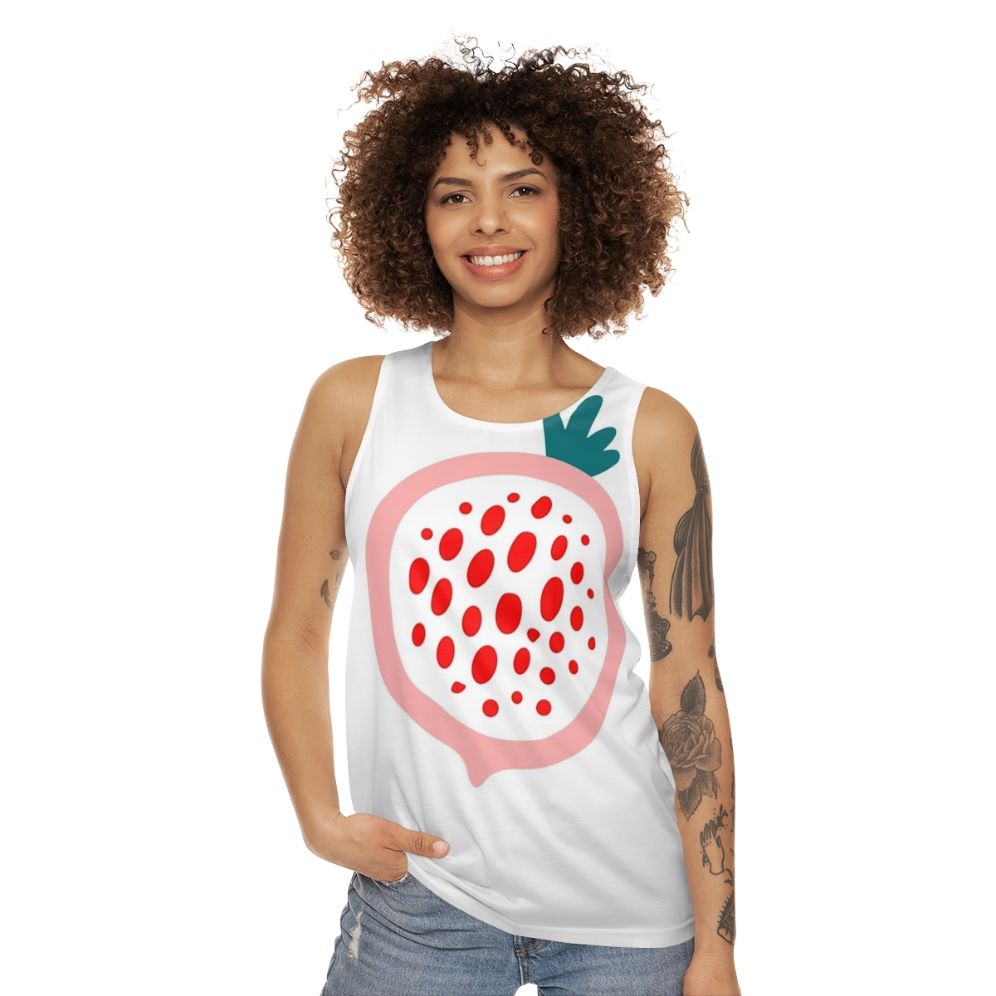 Colorful fruits graphic unisex tank top - women