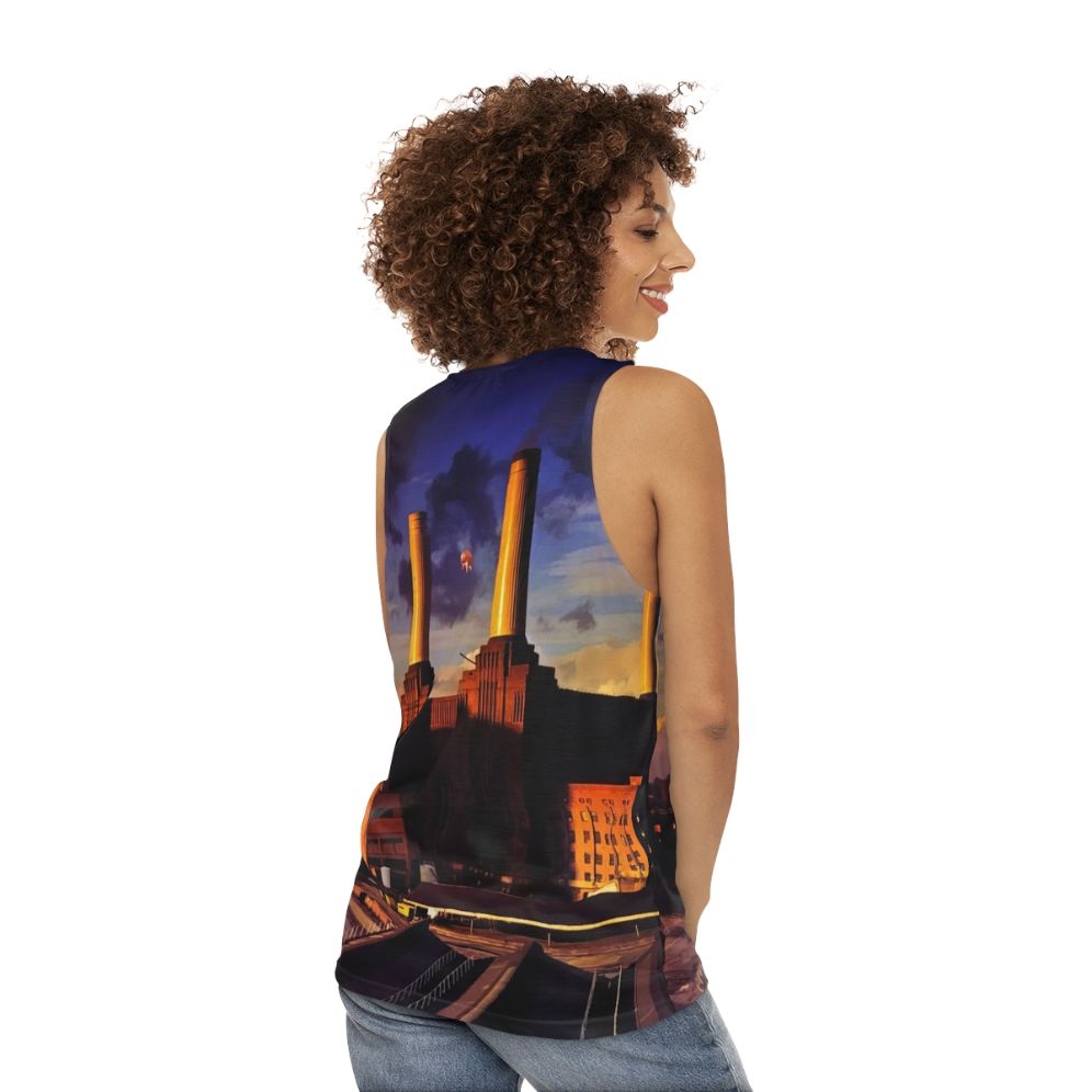 Unisex Animals Psychedelic Tank Top - women back