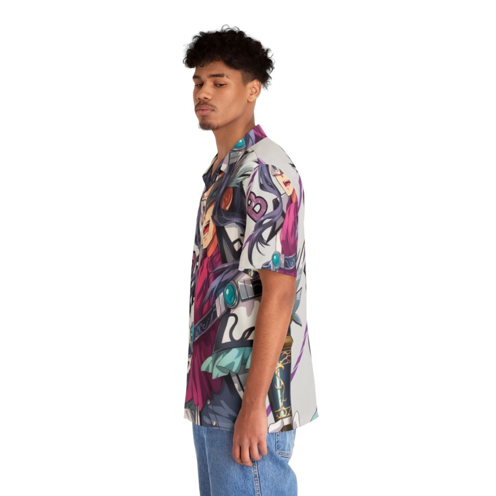 Speed Baron Hawaiian Shirt in Tropical Print - People Left