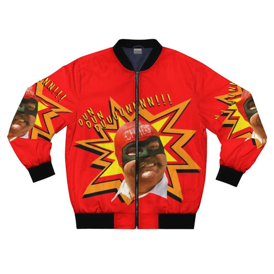 Captain Chaos Superhero Bomber Jacket - Iconic '70s and '80s Comedy Memorabilia