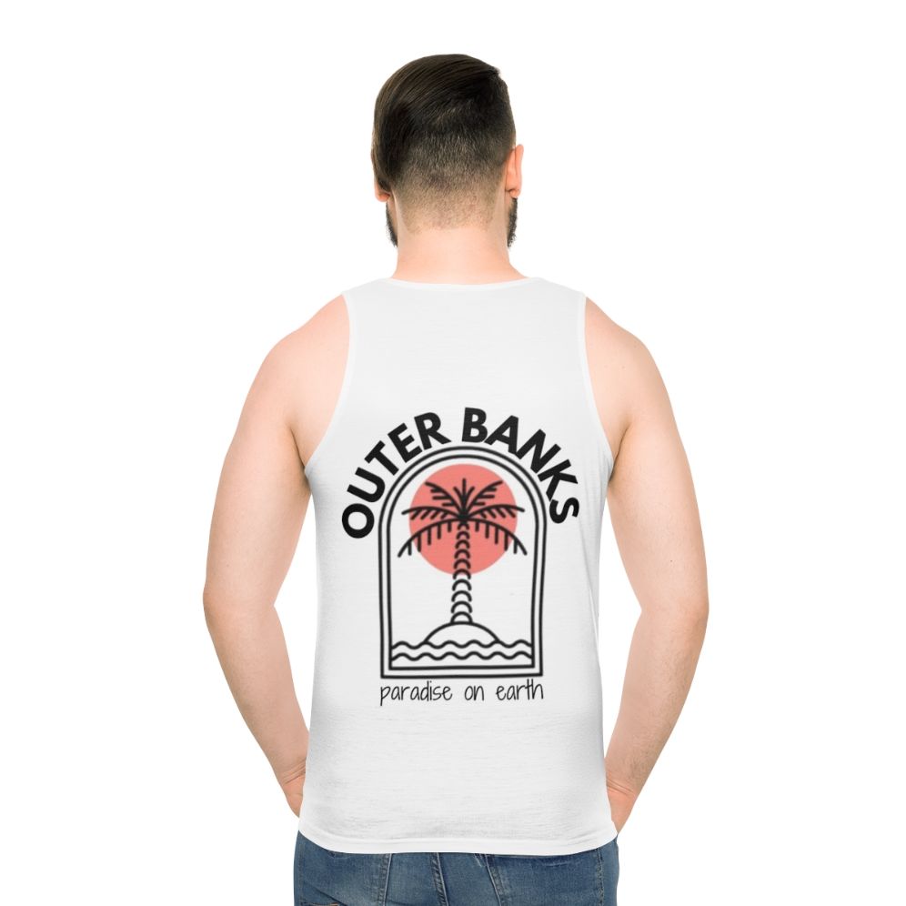 Vintage OBX unisex tank top - men back