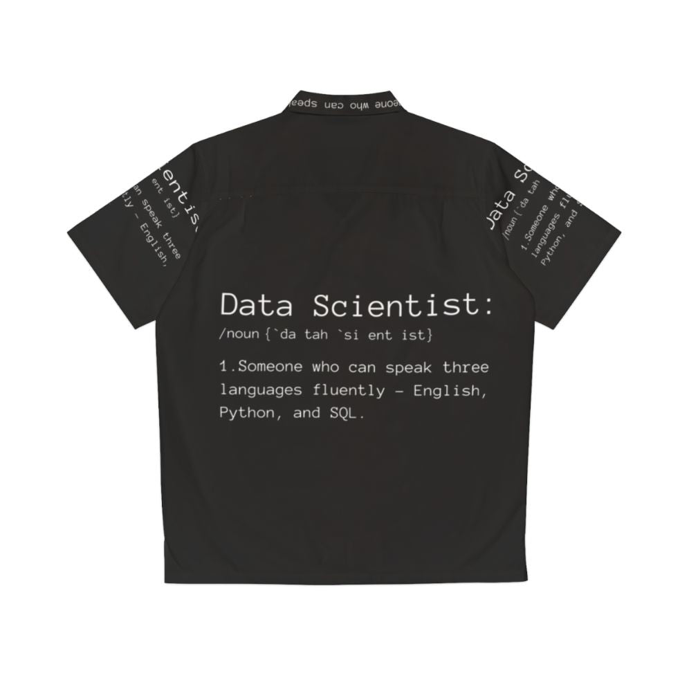 Data Scientist Definition Hawaiian Shirt - Back