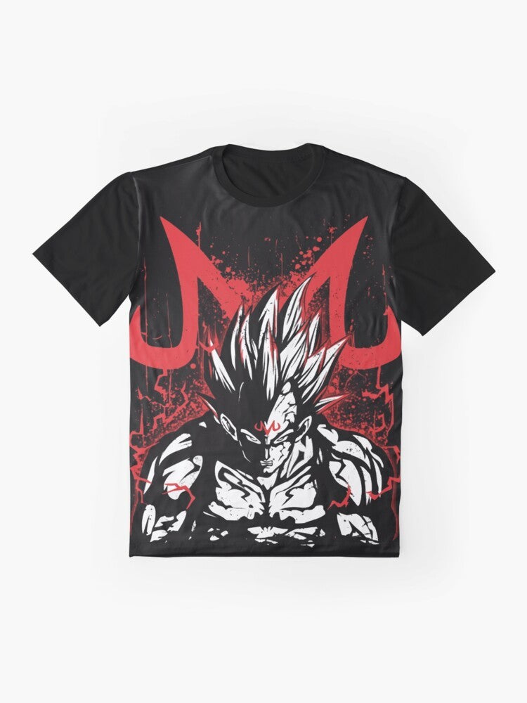 Majin Vegeta Graphic T-Shirt - Dragonball Z Inspired - Flat lay