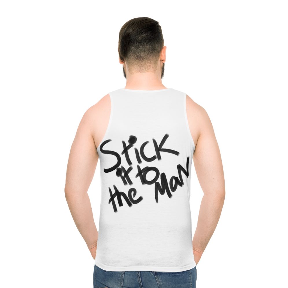 School of Rock Unisex Tank Top - men back