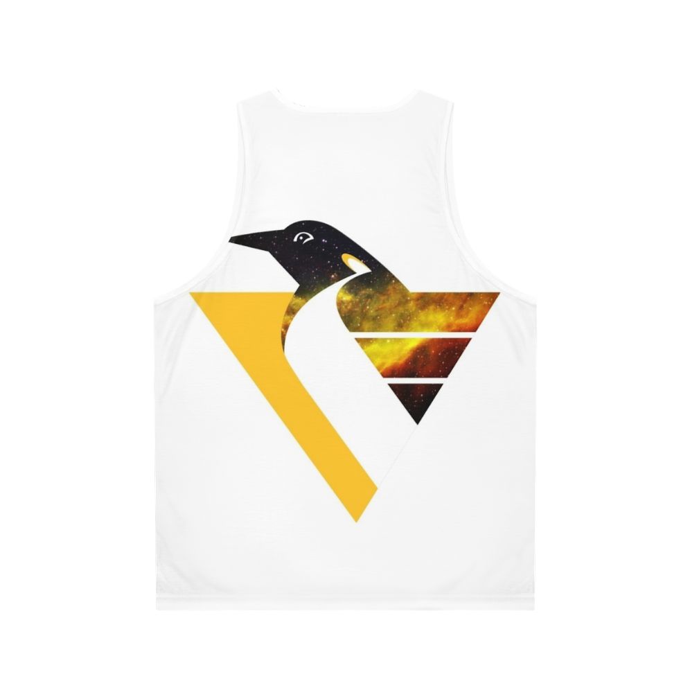 Nebula Penguins Throwback Unisex Tank Top - Back