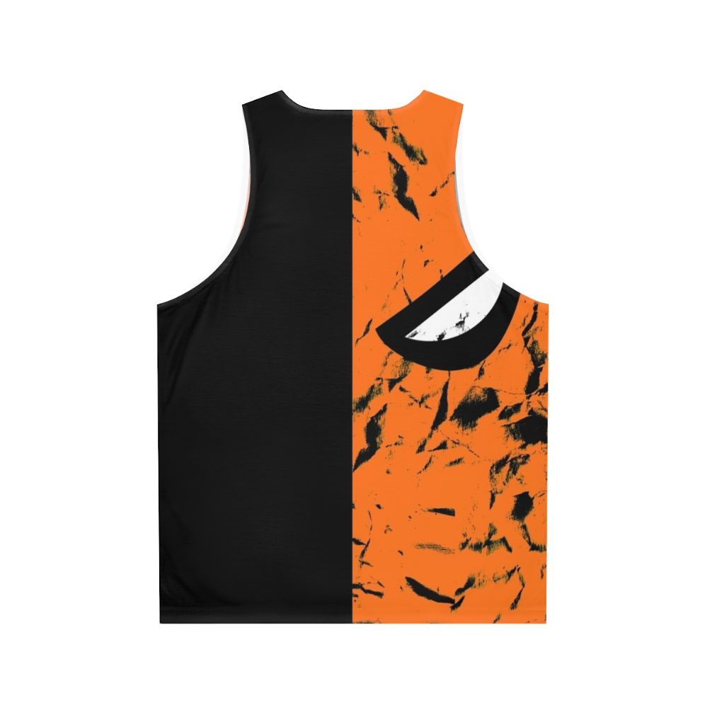 Deathstroke Faded Unisex Tank Top - Back