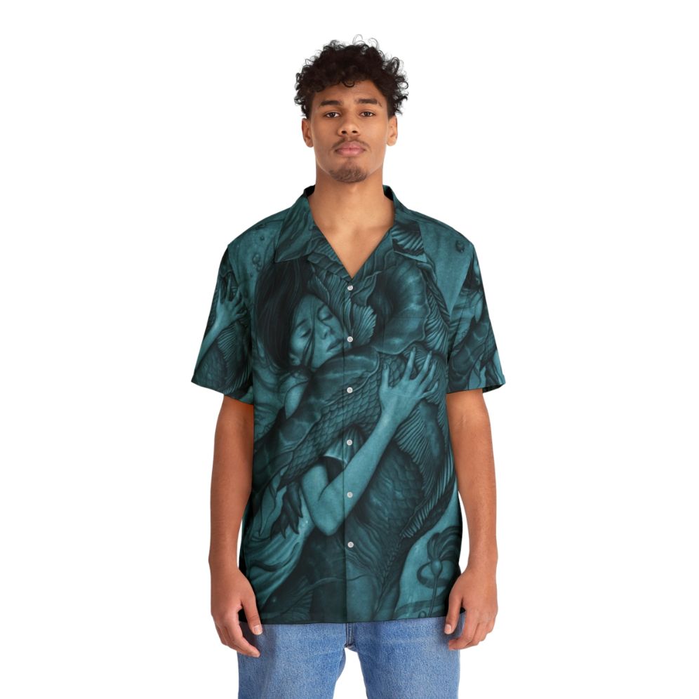 The Shape of Water Inspired Science Fiction Hawaiian Shirt - People Front