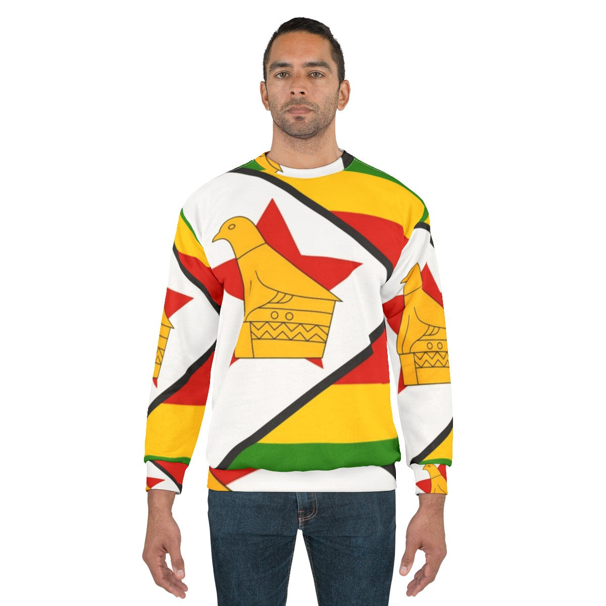 Zimbabwe Flag Sweatshirt - men