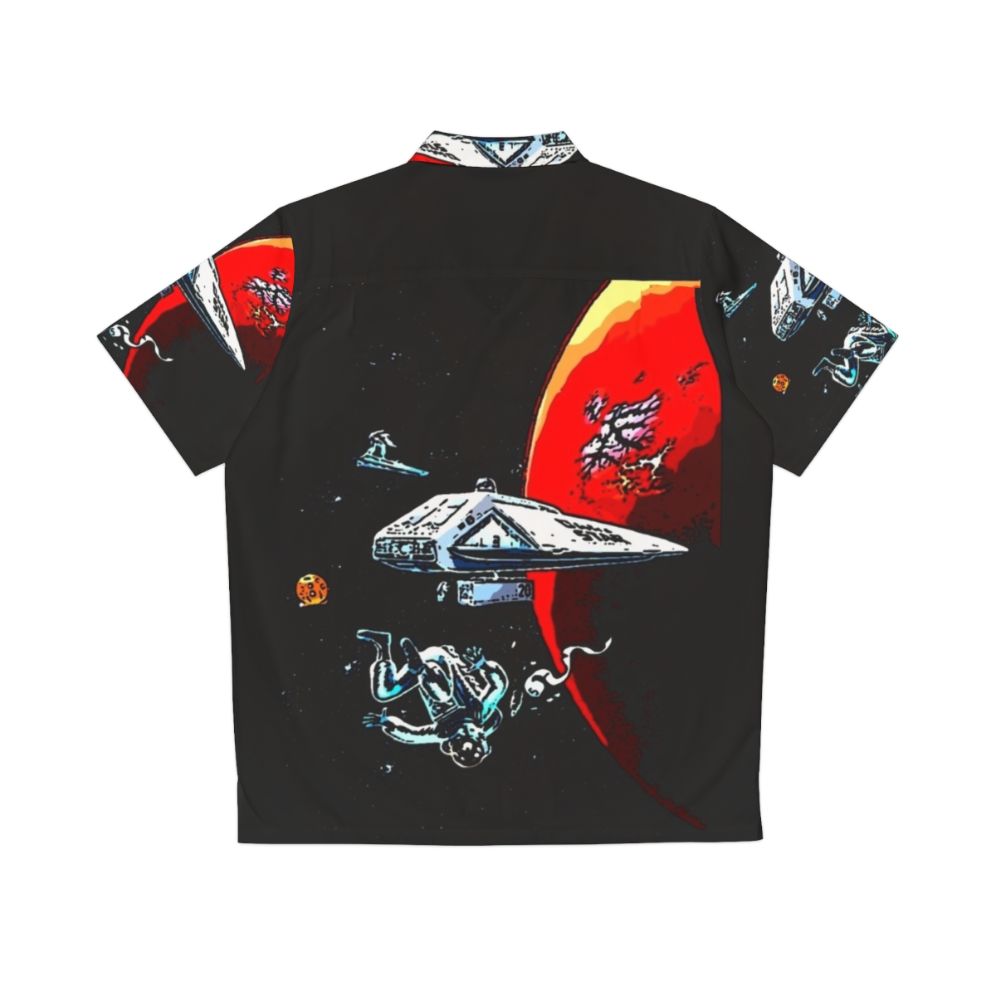 Dark Star Retro Sci-Fi Hawaiian Shirt - Back