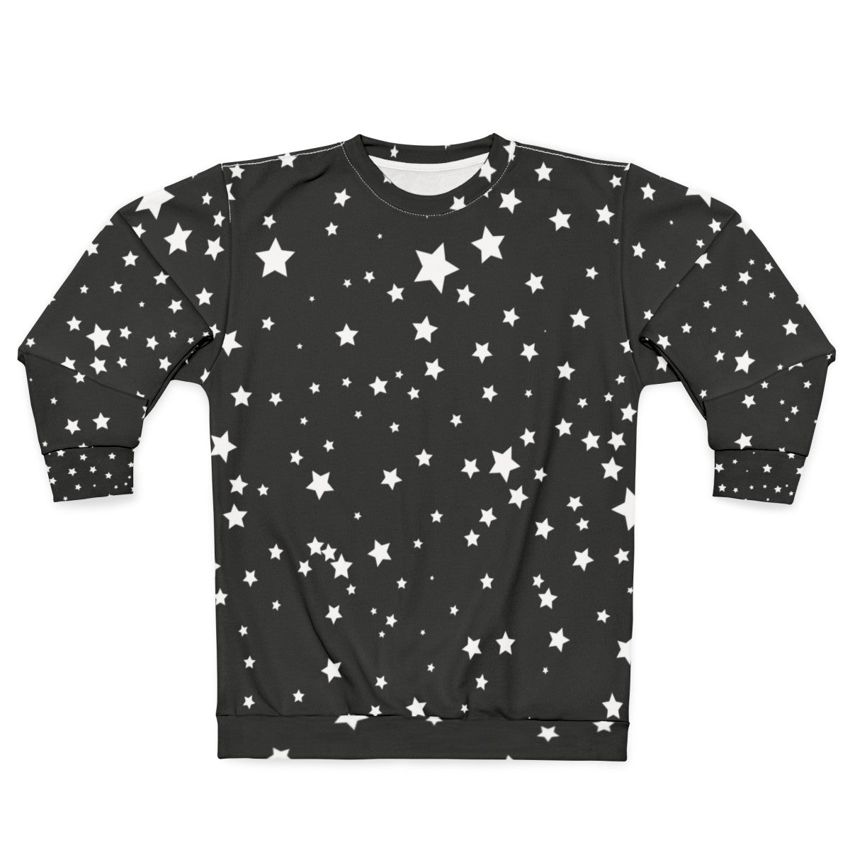 Cosmic stars sweatshirt featuring a galaxy-inspired starry design