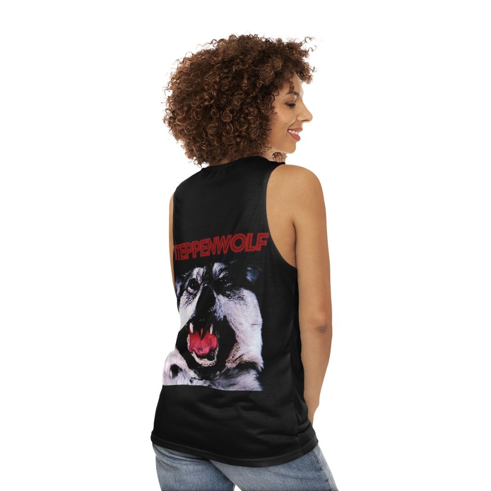 Steppenwolf John Kay Unisex Rock Tank Top - women back