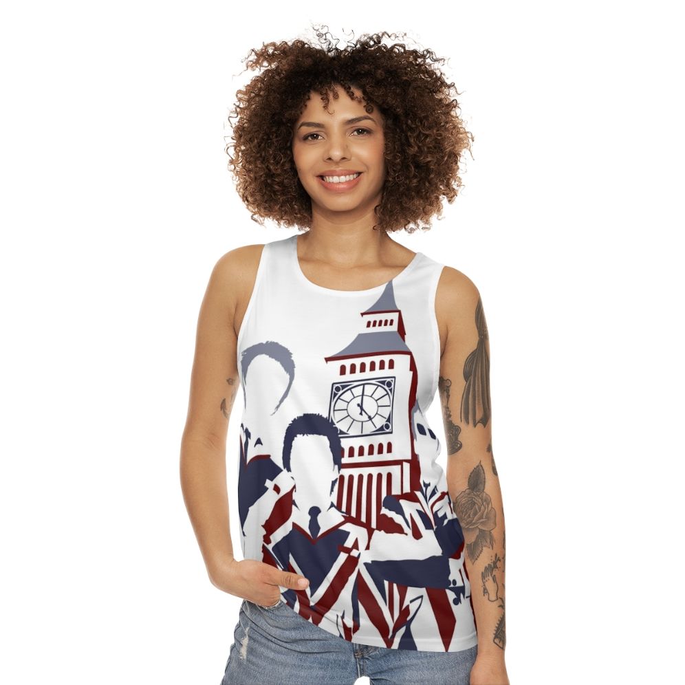 Vintage Mod Pop Art Unisex Tank Top - women