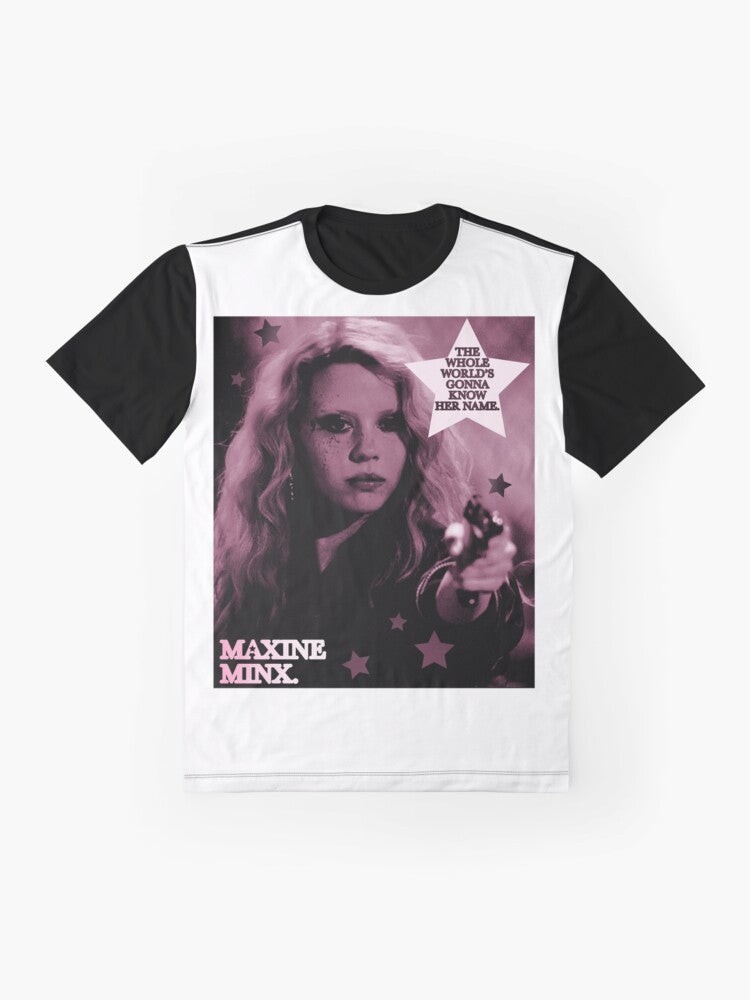 Maxxine graphic t-shirt featuring the star logo - Flat lay