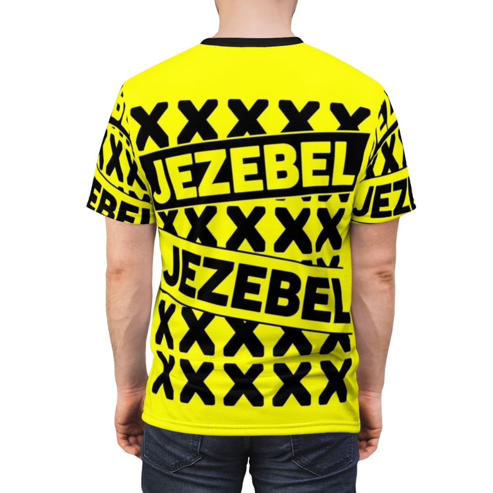 T-shirt featuring Jezebel, the popular song from The Rasmus, as fan art for Eurovision 2022 in Finland. - men back