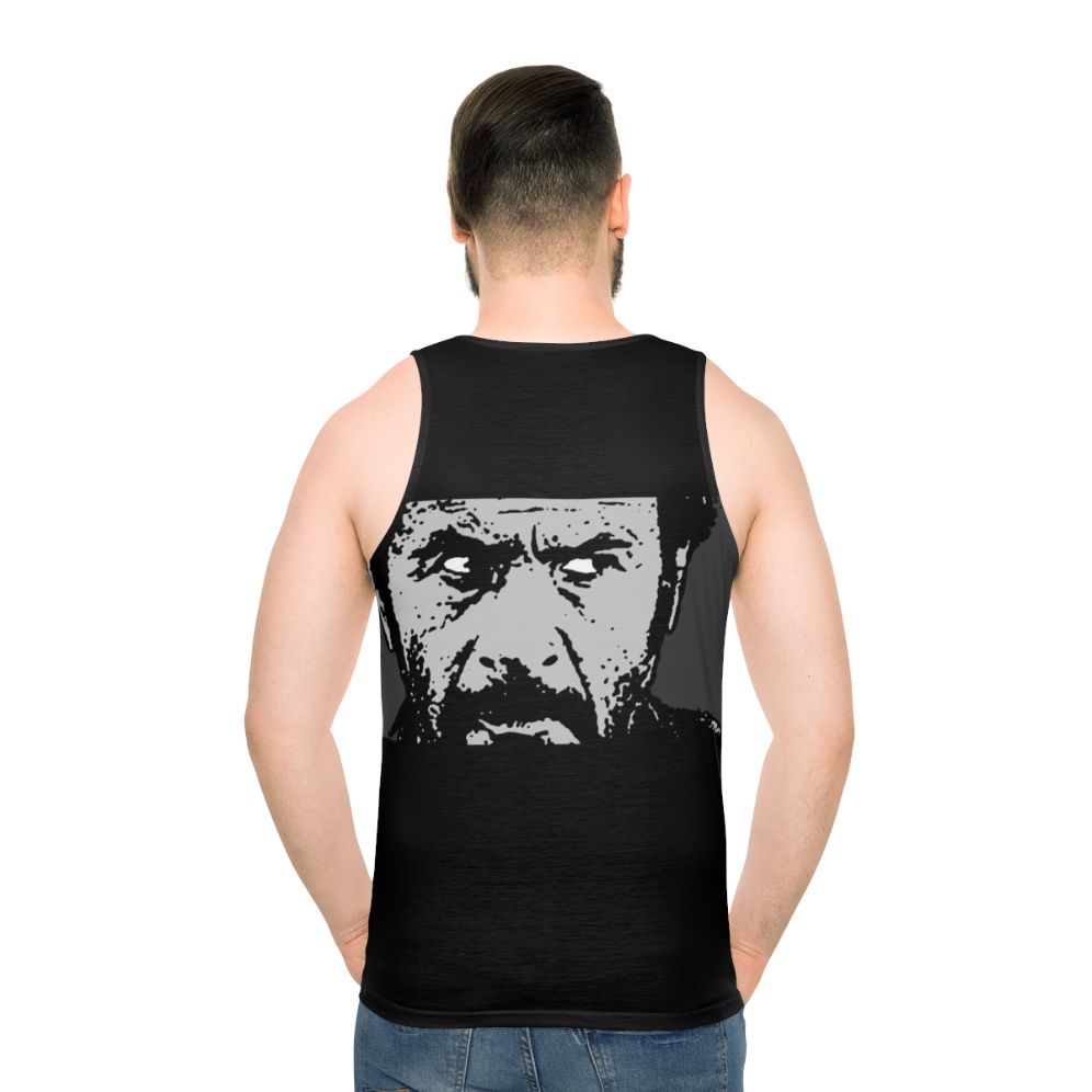 Tuco Unisex Tank Top featuring Clint Eastwood's iconic character from Sergio Leone's Spaghetti Western films - men back