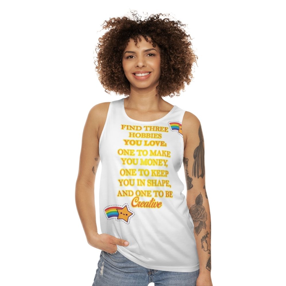 Hobbies Unisex Tank Top - women