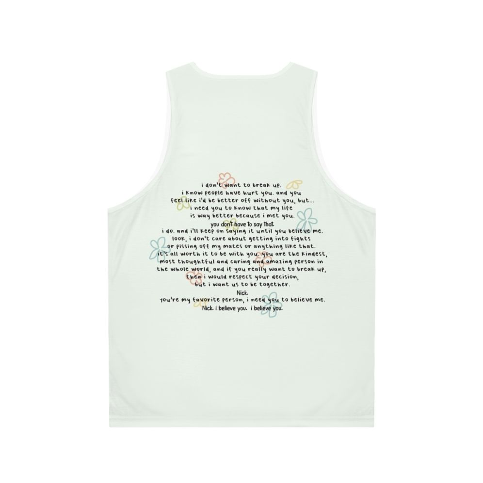 Heartstopper Unisex Tank Top - Back