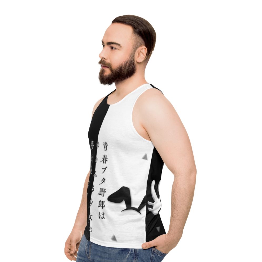 Mai Sakurajima Anime Tank Top - men side