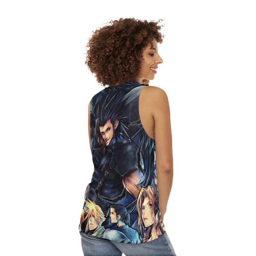 Final Fantasy Cloud Strife Unisex Tank Top - women back