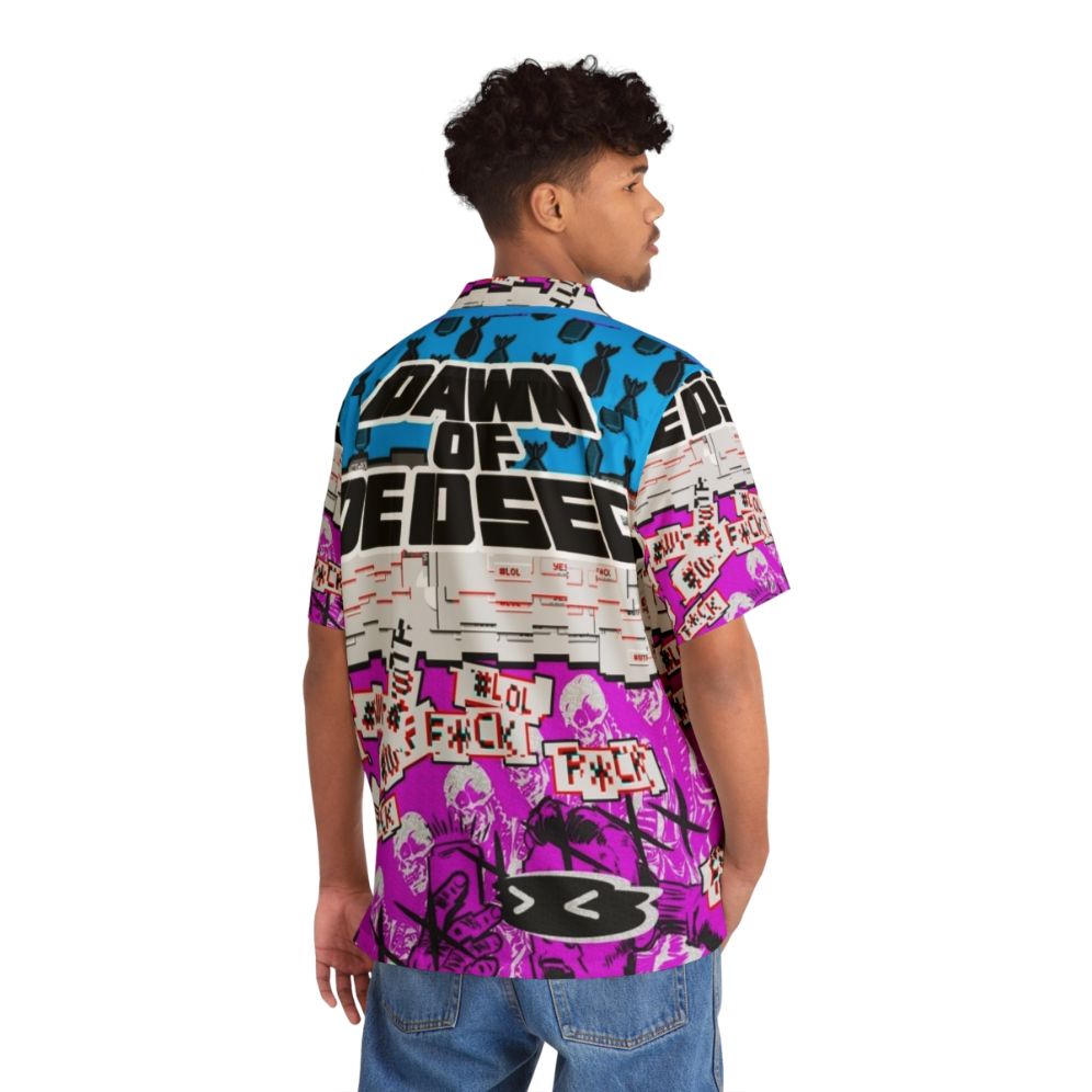 Dawn of Dedsec Hawaiian Shirt - Watchdogs Gaming Merchandise - People Back