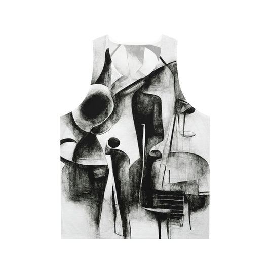 Jazz Quartet Abstract Unisex Tank Top