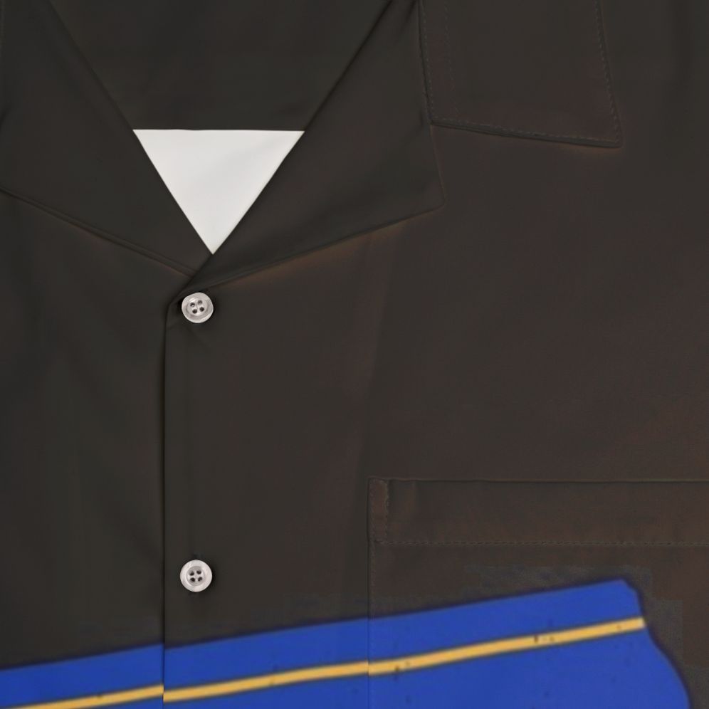 Blockbuster Video Inspired Hawaiian Shirt - Detail