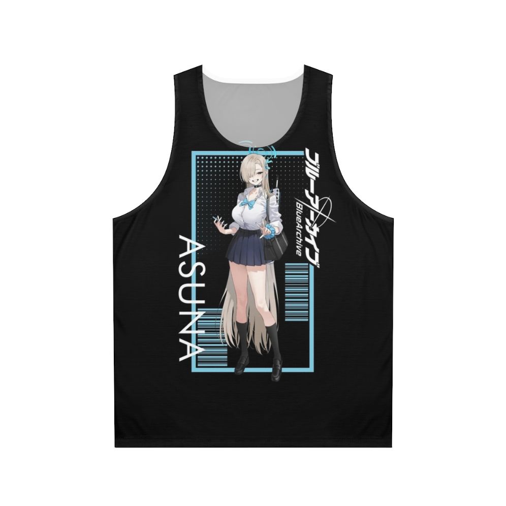 Blue Archive Anime Character Portrait Unisex Tank Top