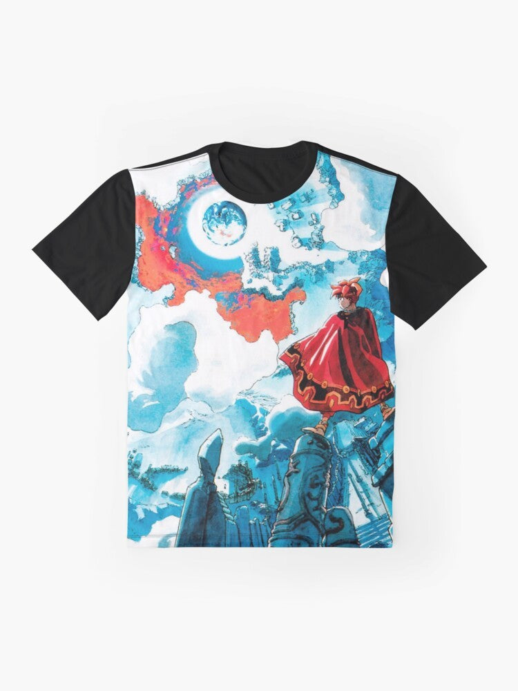 Terranigma SNES retro video game graphic t-shirt - Flat lay