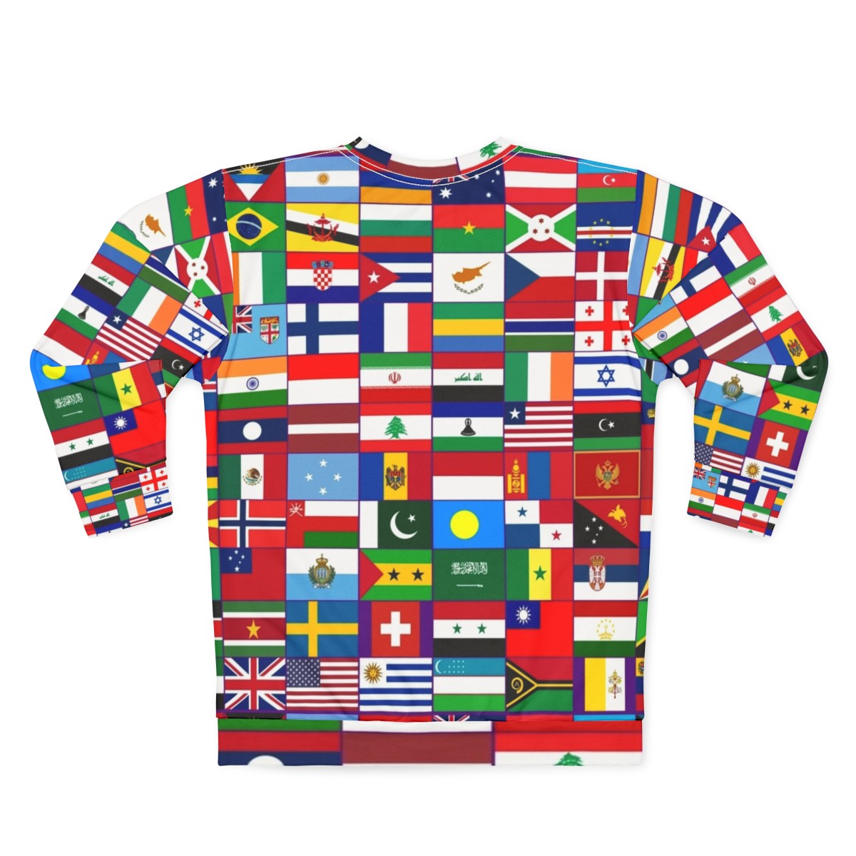 World Flags Sweatshirt - Back