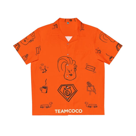 Conan O'Brien's "Team Coco Doodle World" Hawaiian Shirt