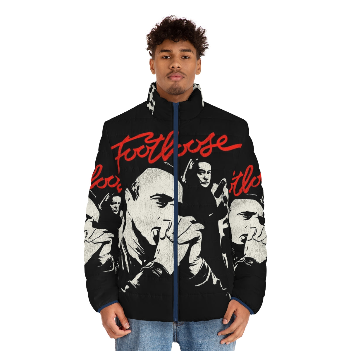 Puffer jacket inspired by the iconic horror movie "Misery" - men front