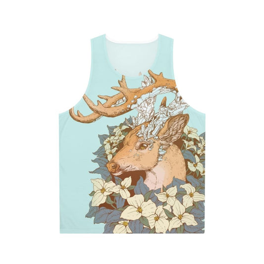 Unisex blue quartz non typical buck tank top