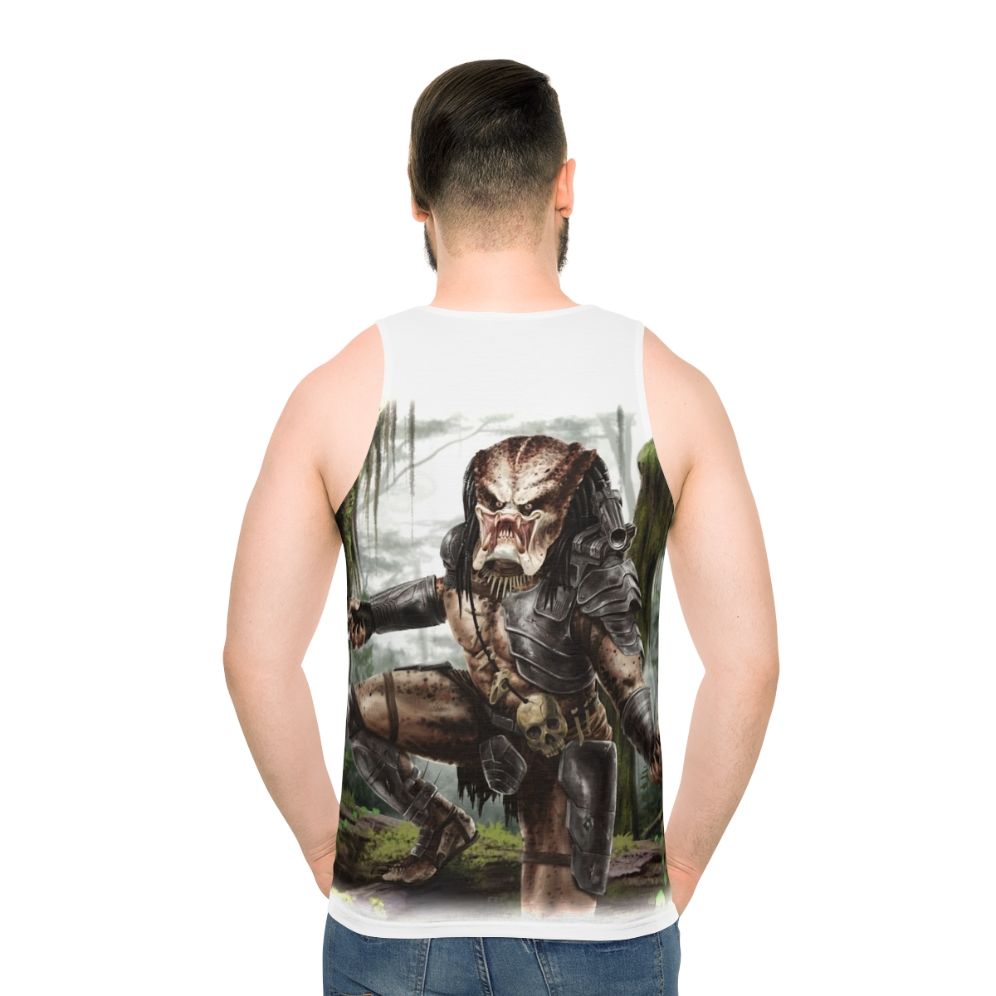 Predator Unisex Sci-Fi Tank Top - men back