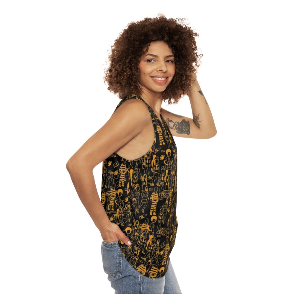 Never Story Unisex Tank Top featuring Dreamville artists - women side