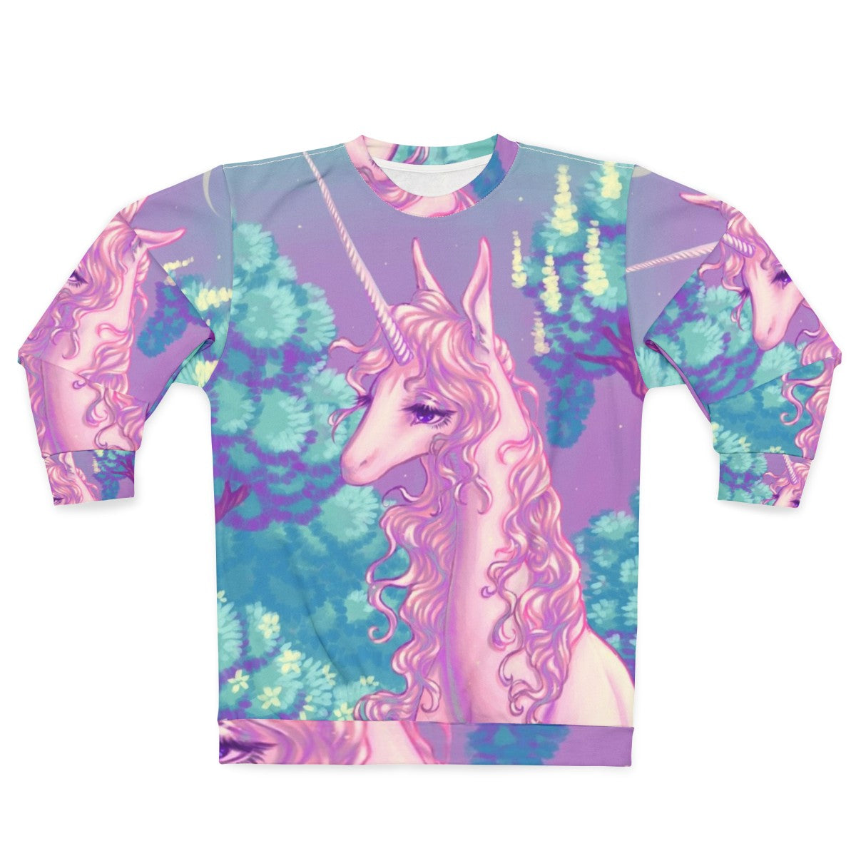 The Last Unicorn Forest Sweatshirt - Retro 80s Unicorn Apparel