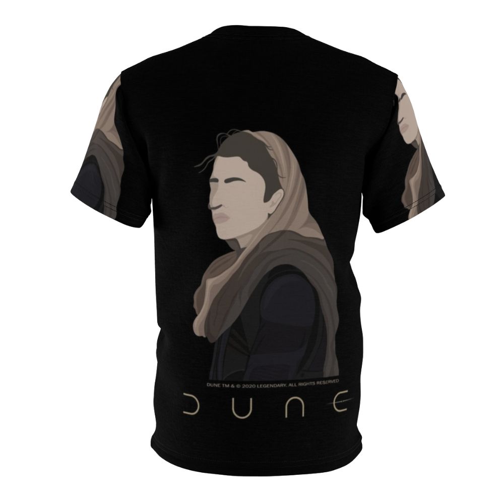 Dune inspired t-shirt featuring the character Chani - Back