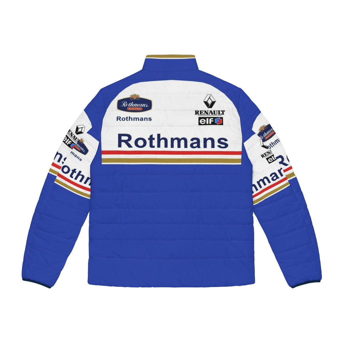 Gp2 Tribute Williams Puffer Jacket - Racing-inspired design with warm insulation - Back