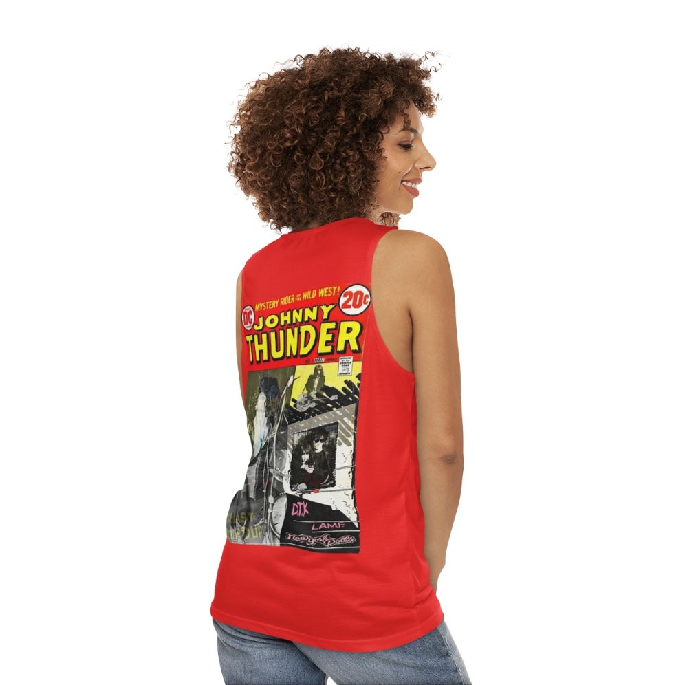 Johnny Thunders Inspired Unisex Tank Top - women back