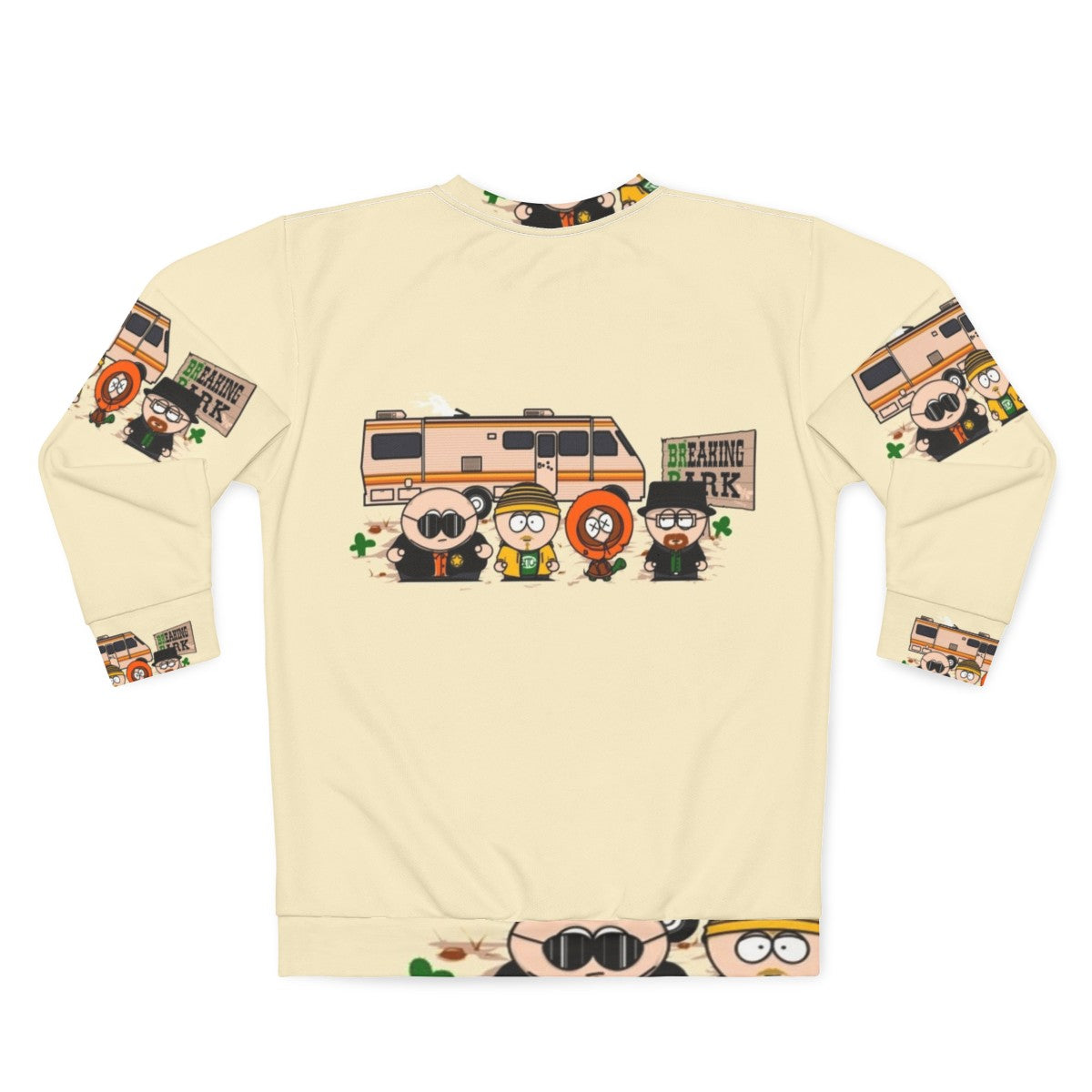 Breaking Park: South Park x Breaking Bad Mashup Sweatshirt - Back