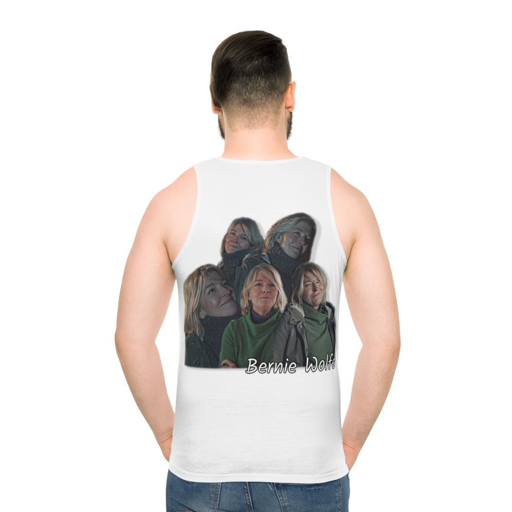 Bernie Wolfe Unisex Tank Top for Holby City Fans - men back