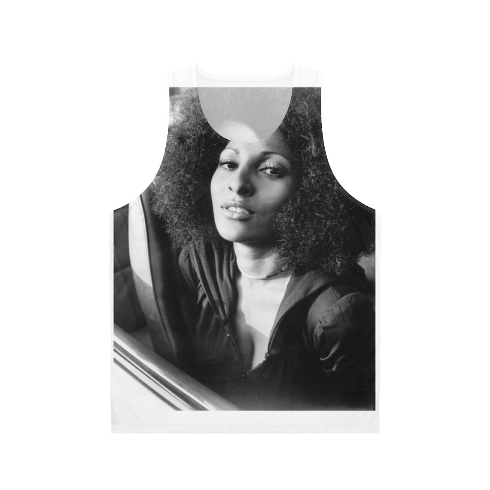 Pam Grier inspired retro womens tank top