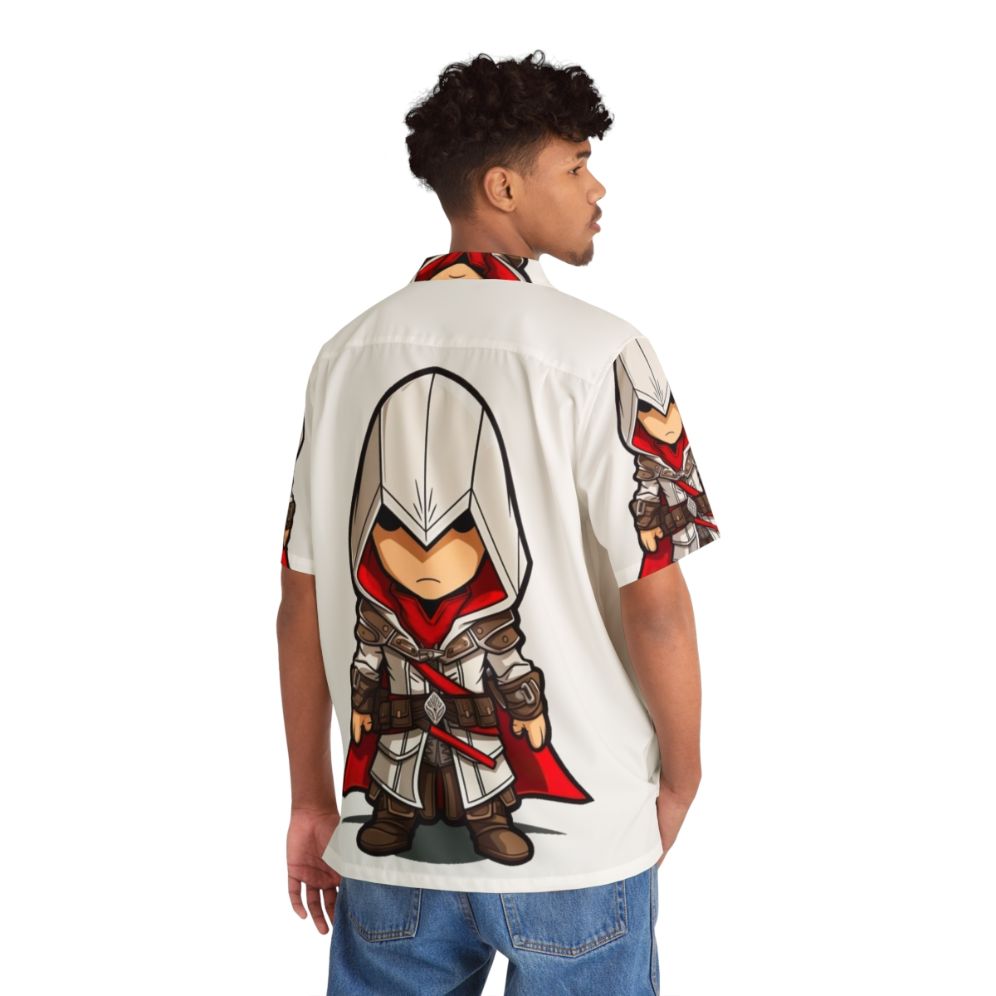 Chibi Assassin's Creed Hawaiian Shirt - People Back