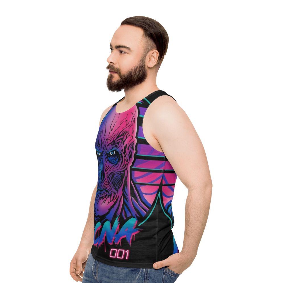 Retro Vecna horror fantasy tank top - men side