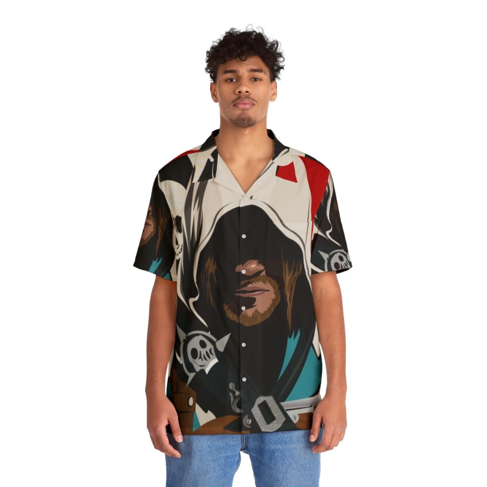 Assassins Creed Black Flag Edward Kenway Hawaiian Shirt - Lifestyle