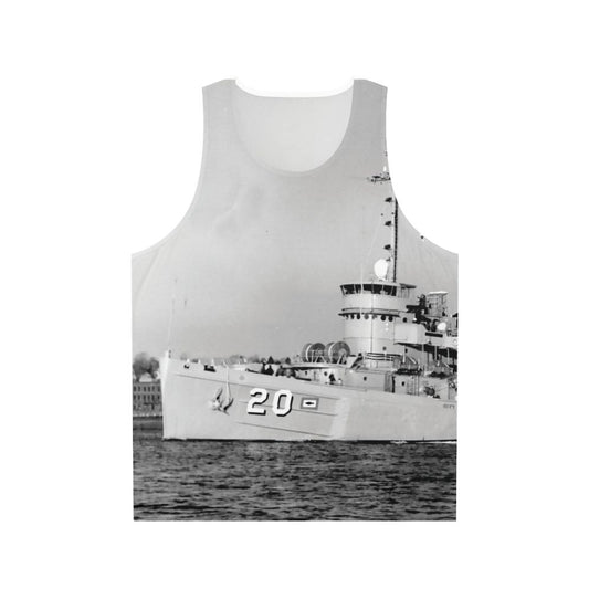 Submarine Rescue Navy Tank Top with USS Skylark ASR 20 Design