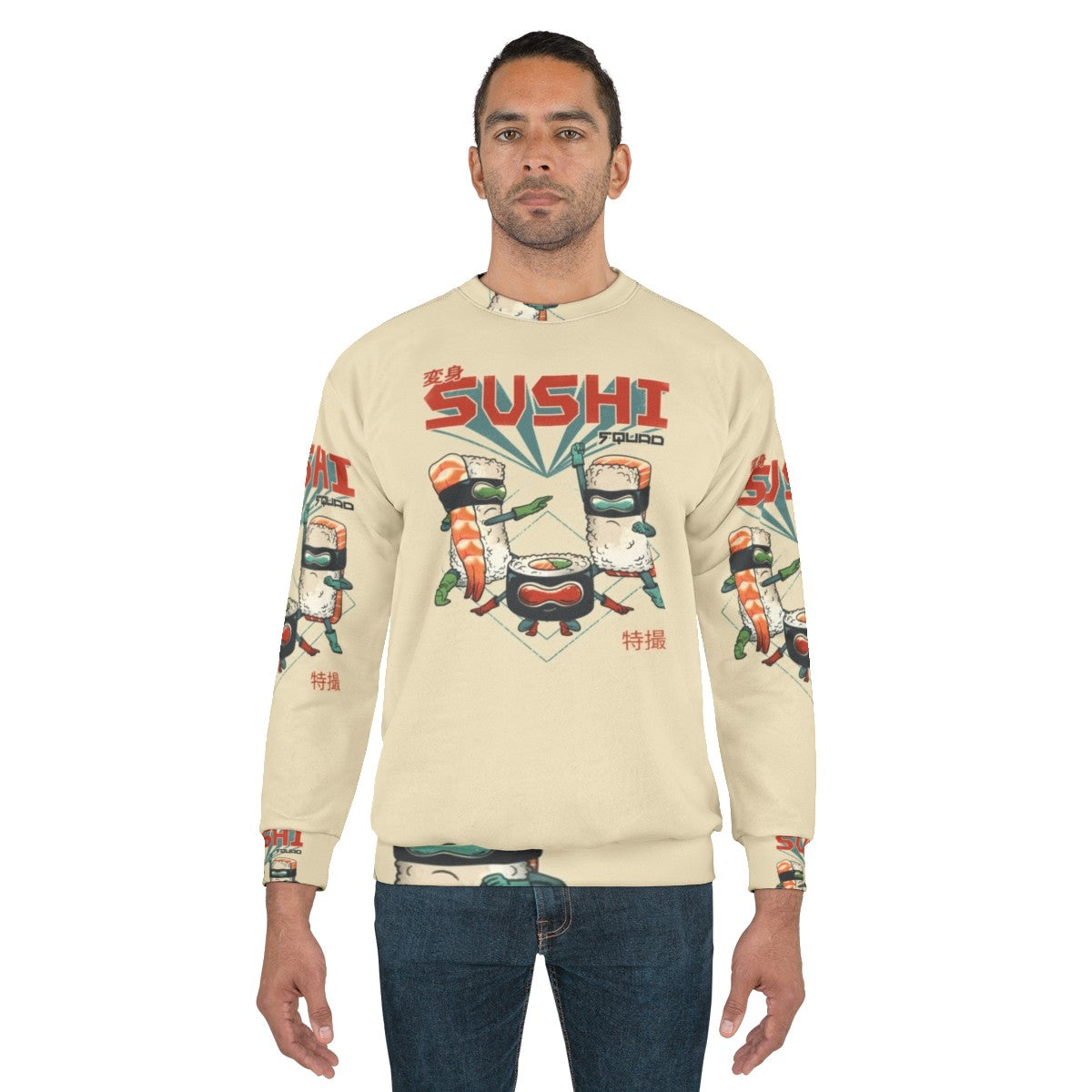 Sushi Squad Sweatshirt - Anime Inspired Fashion - men